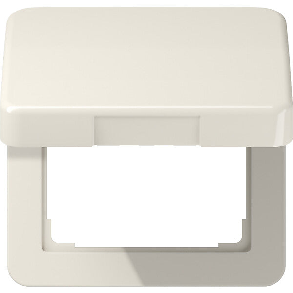 JUNG Klappdeckel ws m.Abdeckung 50x50mm CD 590 KL